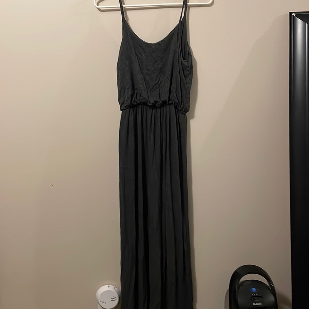Gray maxi dress